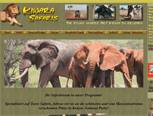 Tablet Screenshot of private-safari.com